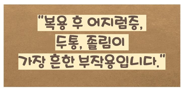 스틸녹스 부작용