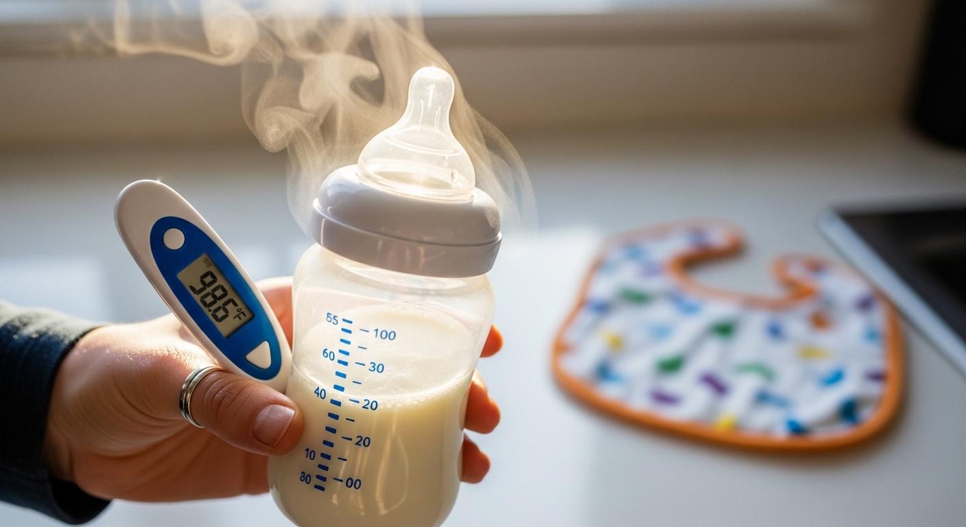 아기 분유 온도