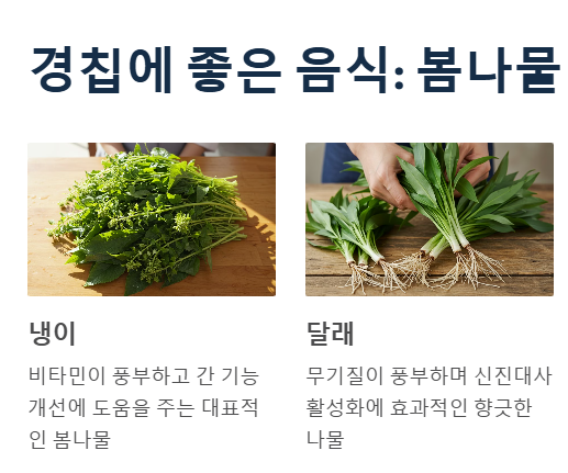경칩에 좋은 음식&amp;#44; 봄나물