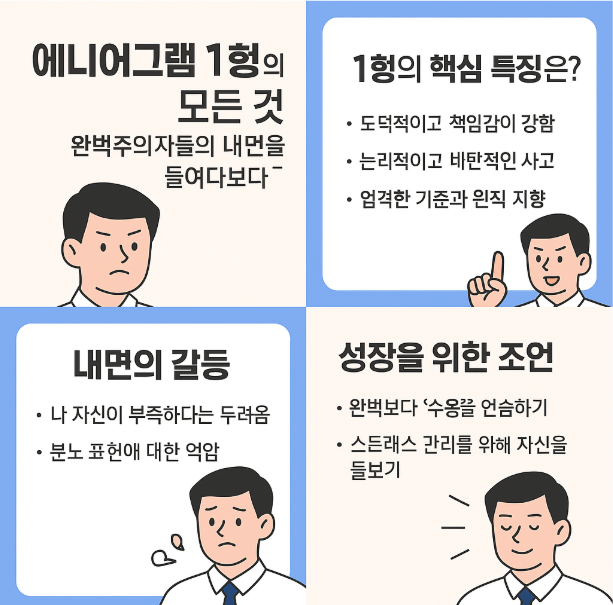 에니어그램의 1형의 모든것
