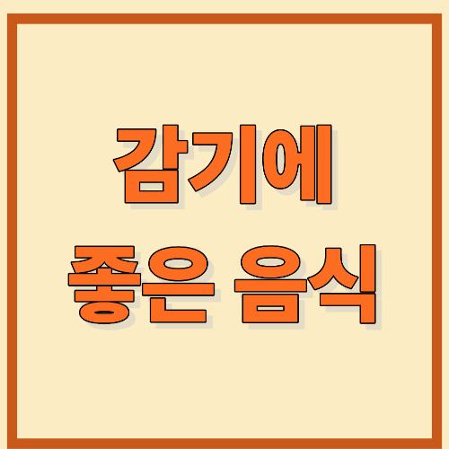 감기에 좋은 음식 |기침·콧물에 좋은 음식 및 한약재 차