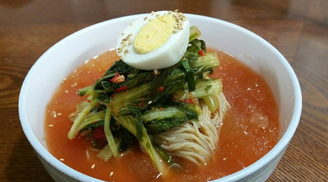 열무국수