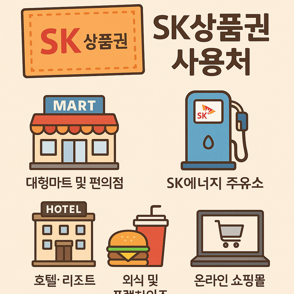 sk상품권 사용처 판매처