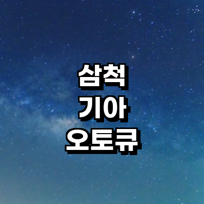 삼척시 기아 오토큐