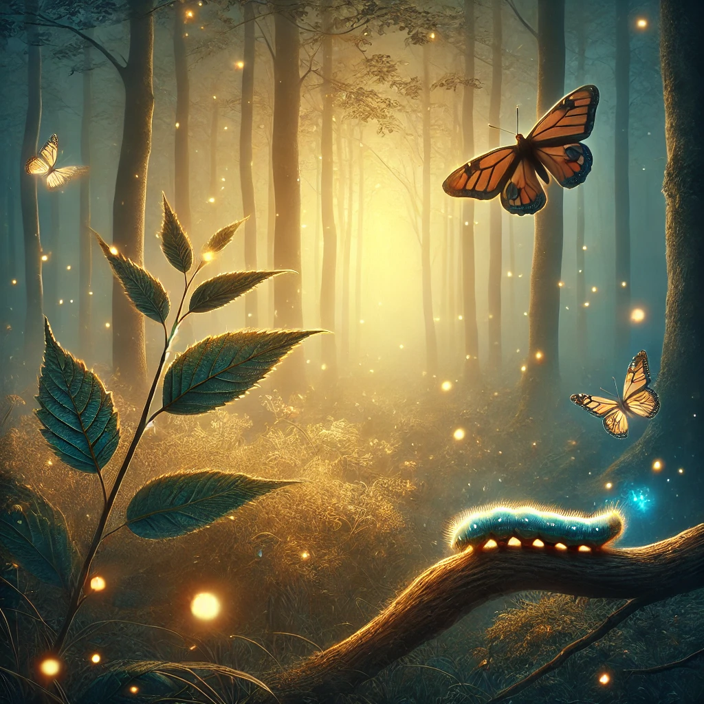 나비 애벌레 해몽