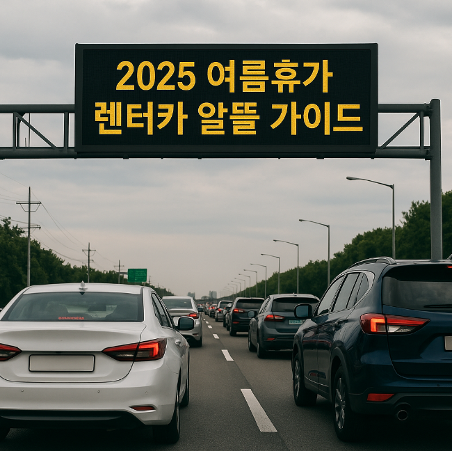 🚗 2025 여름휴가 렌터카 알뜰 가이드