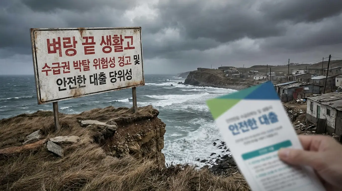 벼랑 끝 생활고 수급권 박탈 위험성 경고 및 안전한 대출 당위성