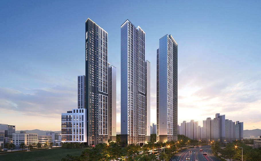 더샵 오창프레스티지 전경