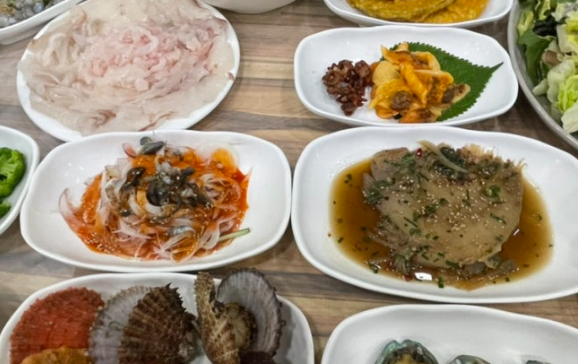 거제도 이수도 여행 어부의 만찬 음식2
