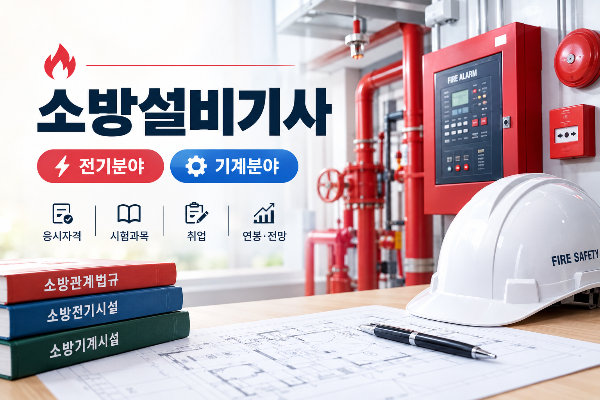 소방설비기사 ｜전기&middot;기계 차이, 응시자격, 시험과목, 취업과 전망
