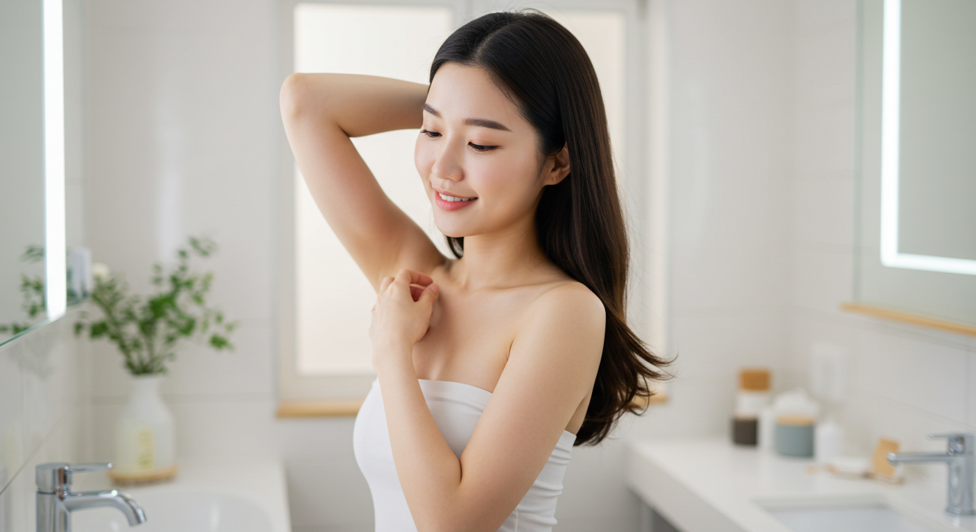 겨드랑이관리, 진정케어, 각질제거