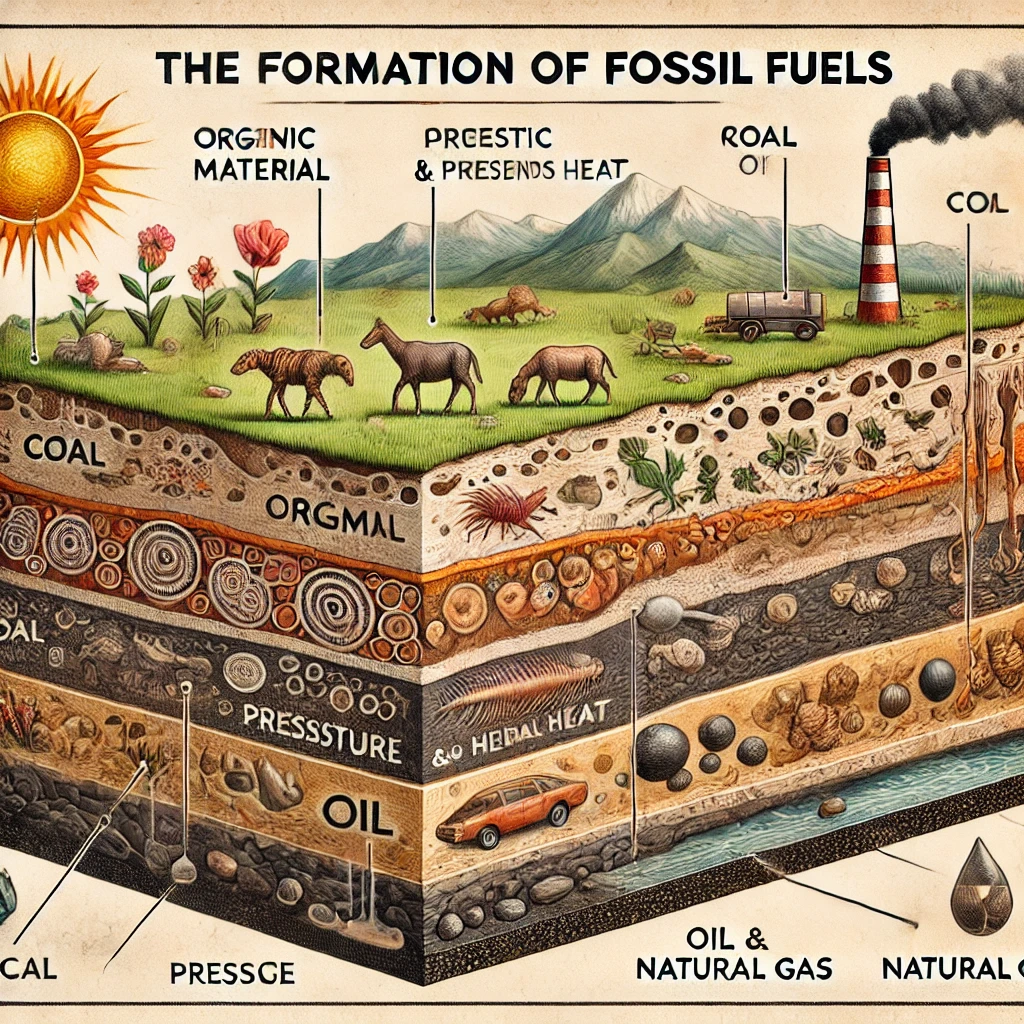 화석 연료의 형성과정