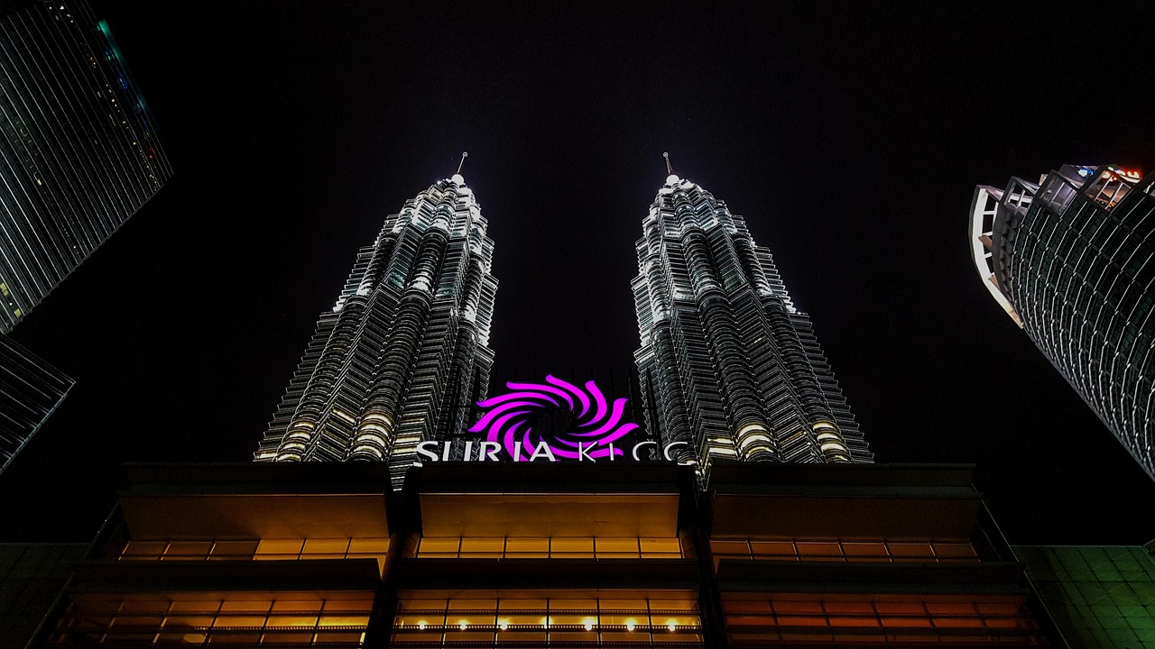 KLCC 야경 사진
