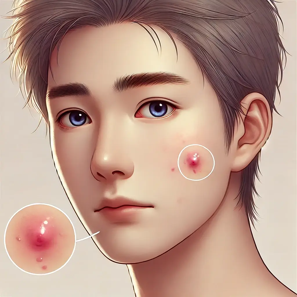 남성 결절성 여드름