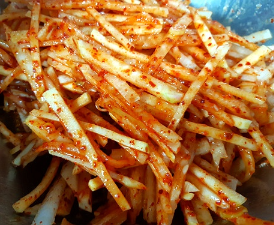 콜라비 무생채 