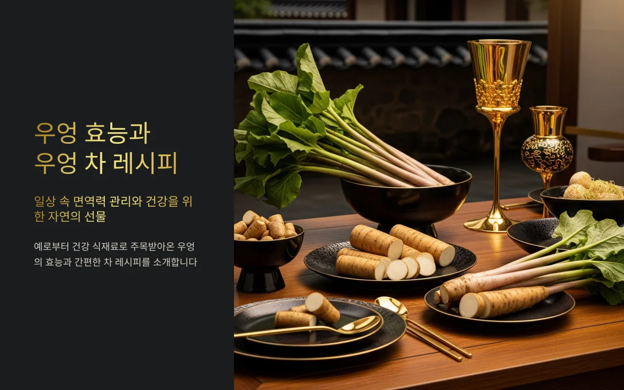 면역력 관리와 건강을 위한 우엉의 효능