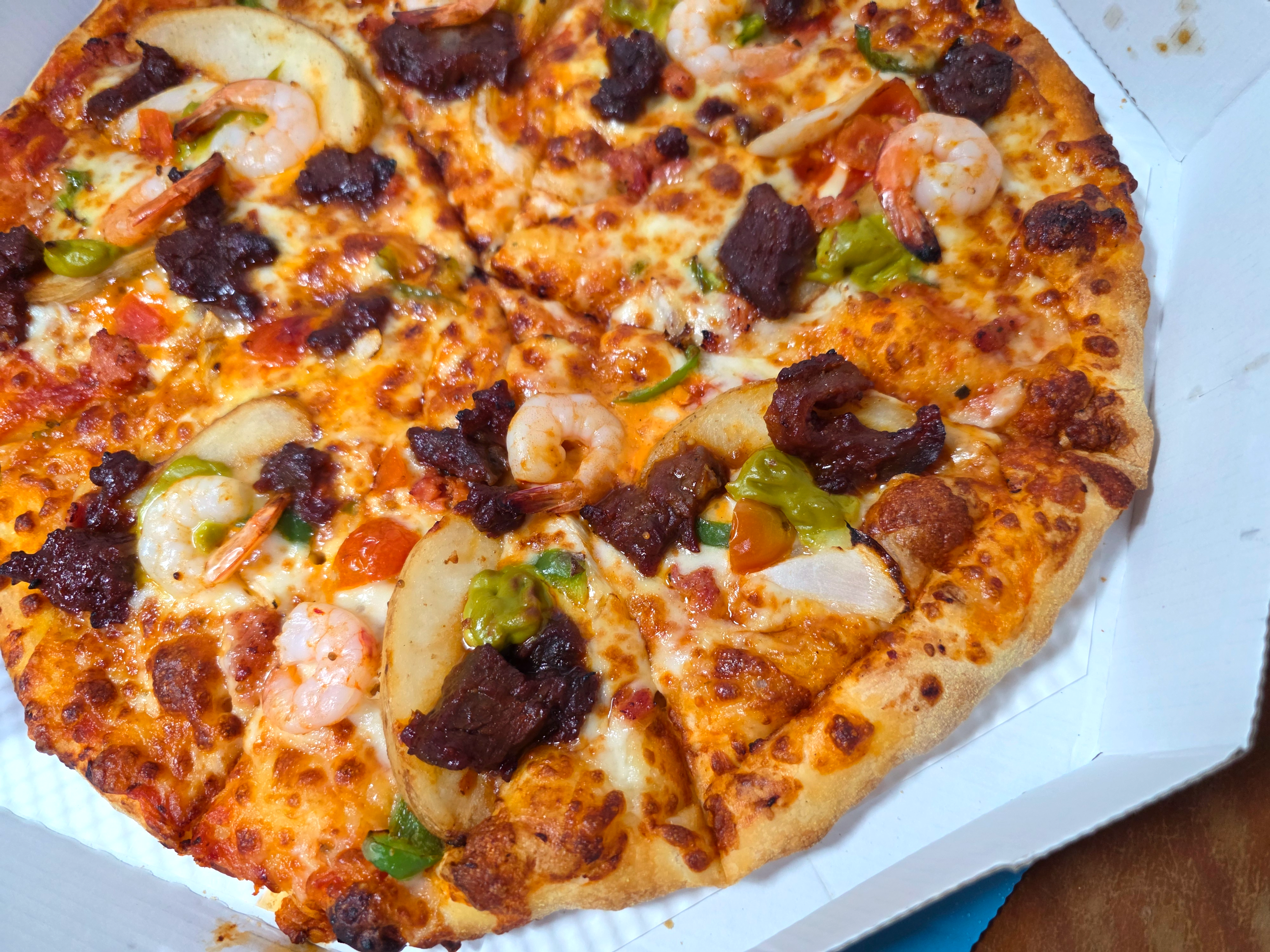 도미노피자LA치폴레갈비스테이크