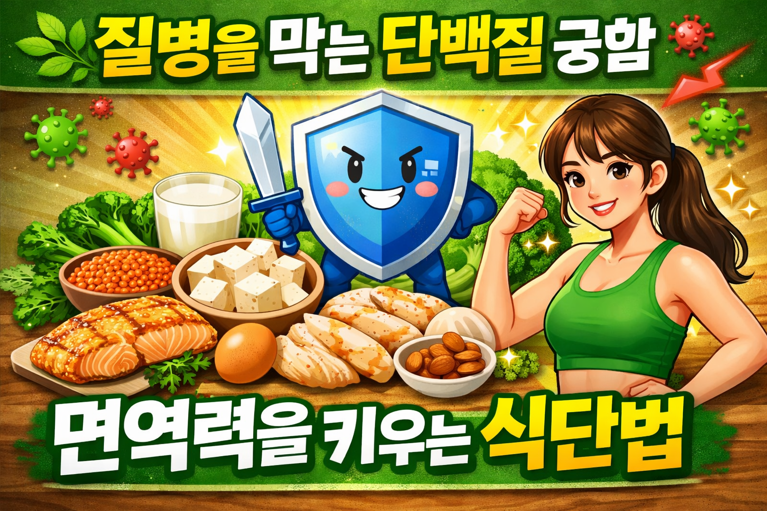 단백질 궁합