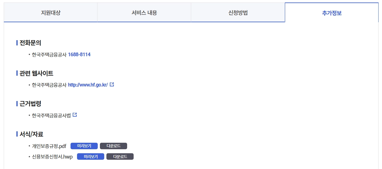 주거안정월세대출보증조건