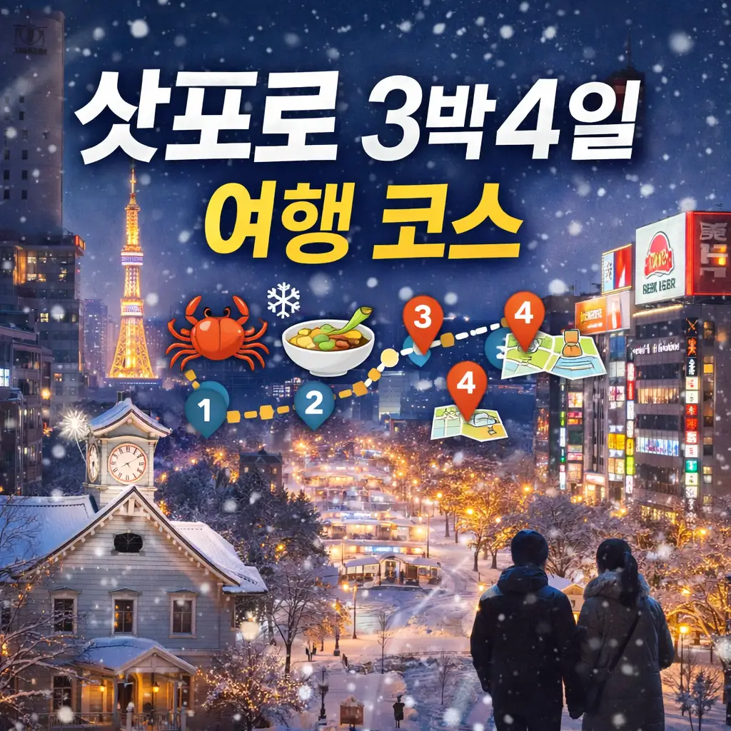삿포로 여행 준비, 이것만 알면 걱정 끝