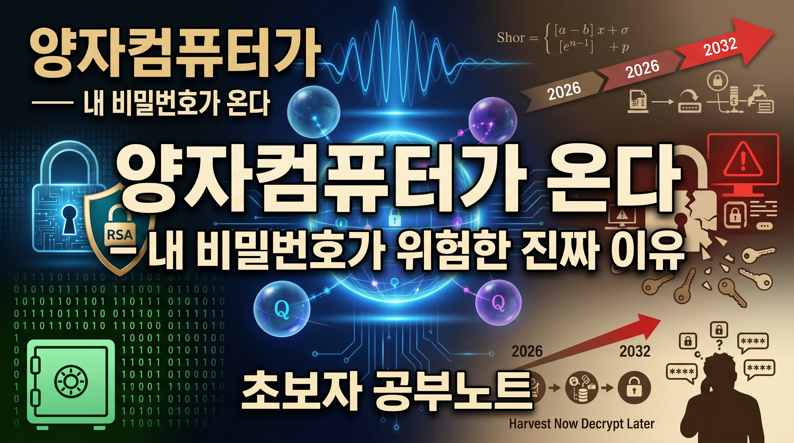 "양자컴퓨터가 온다 — 내 비밀번호가 위험한 진짜 이유"