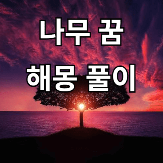 나무 꿈해몽