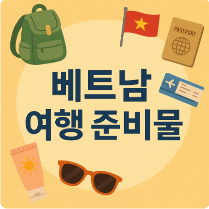 베트남 여행 준비물