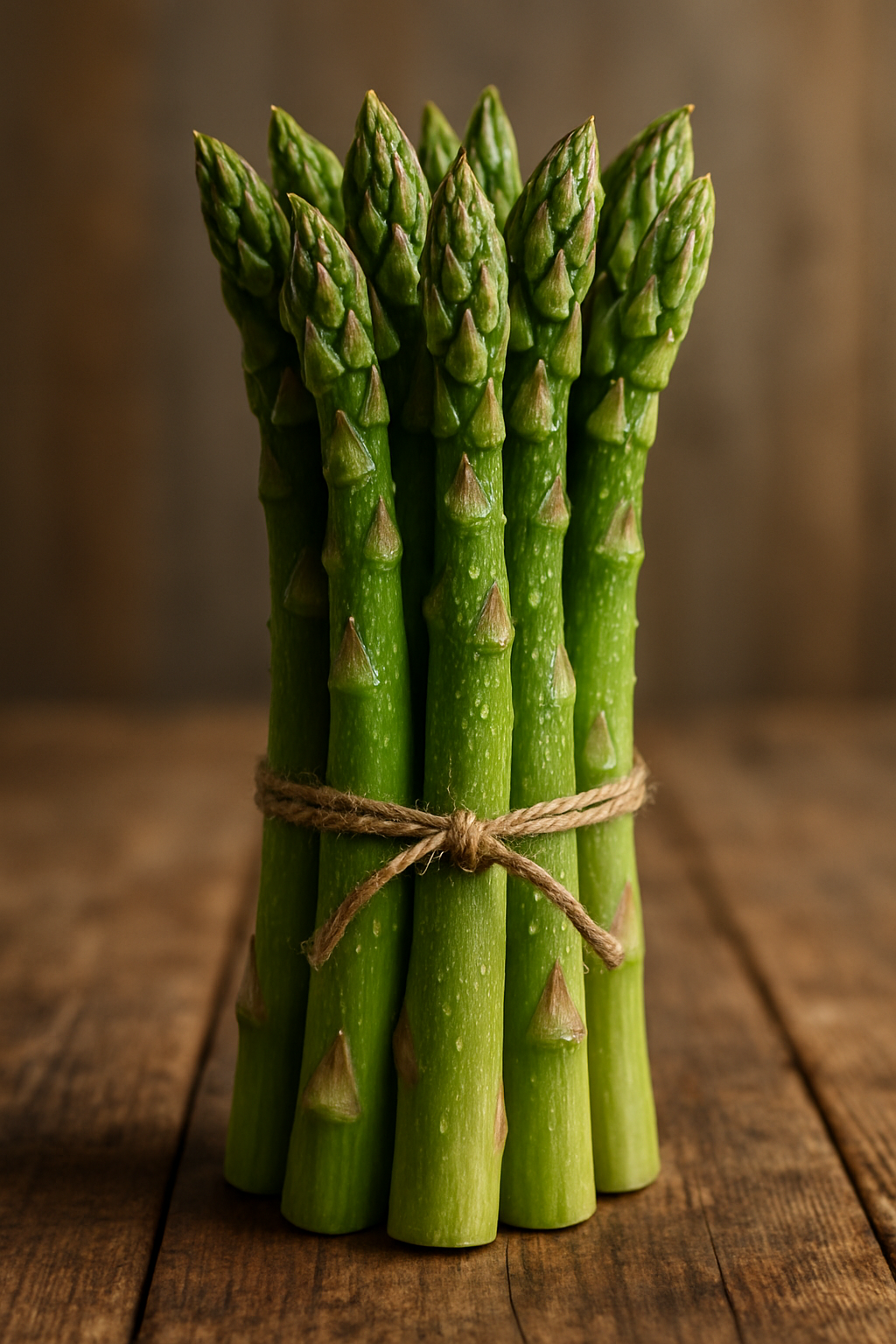 싱싱한 아스파라거스 다발