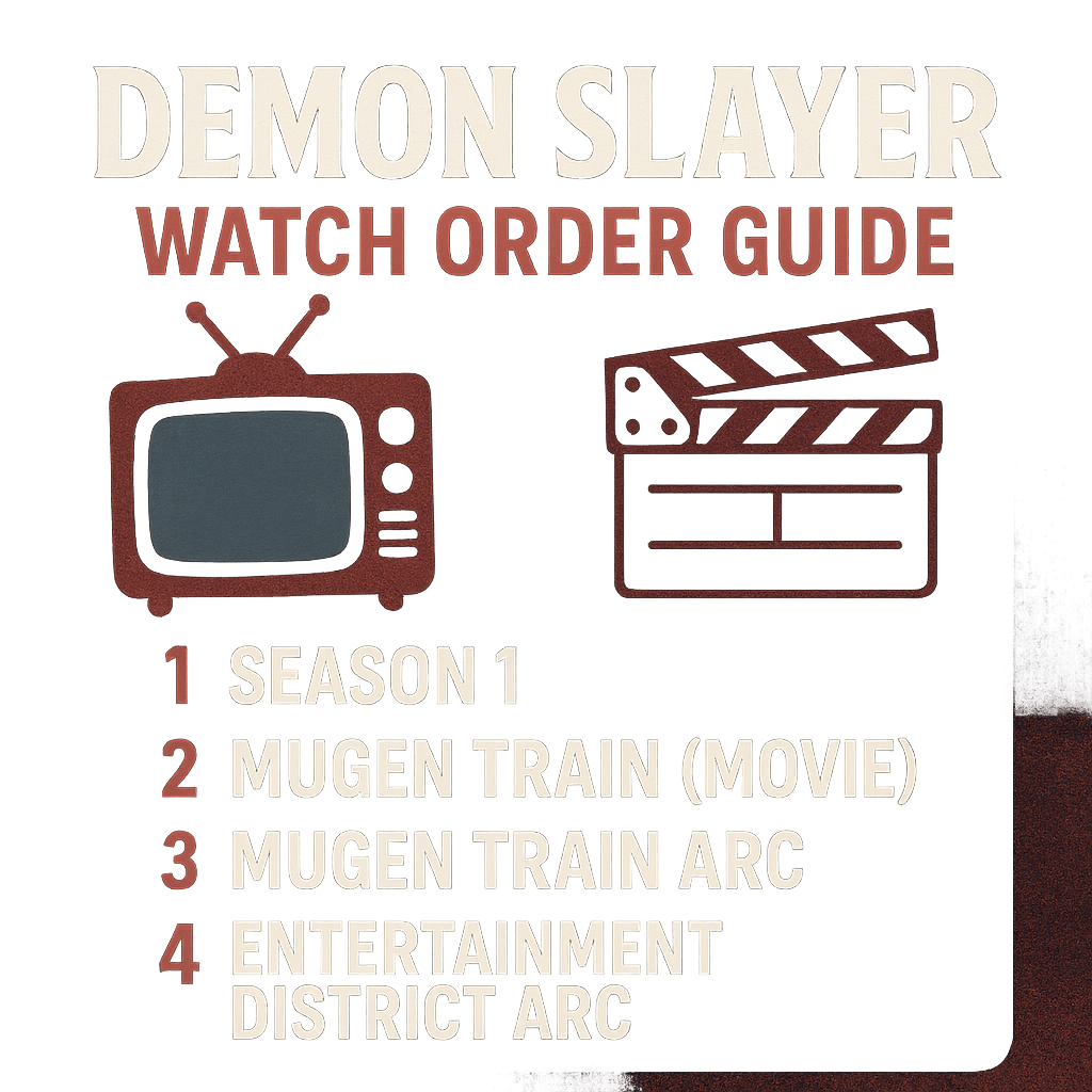 귀멸의칼날보는순서 완벽정리, 극장판 포함 최신 방영 순서까지 한눈에!