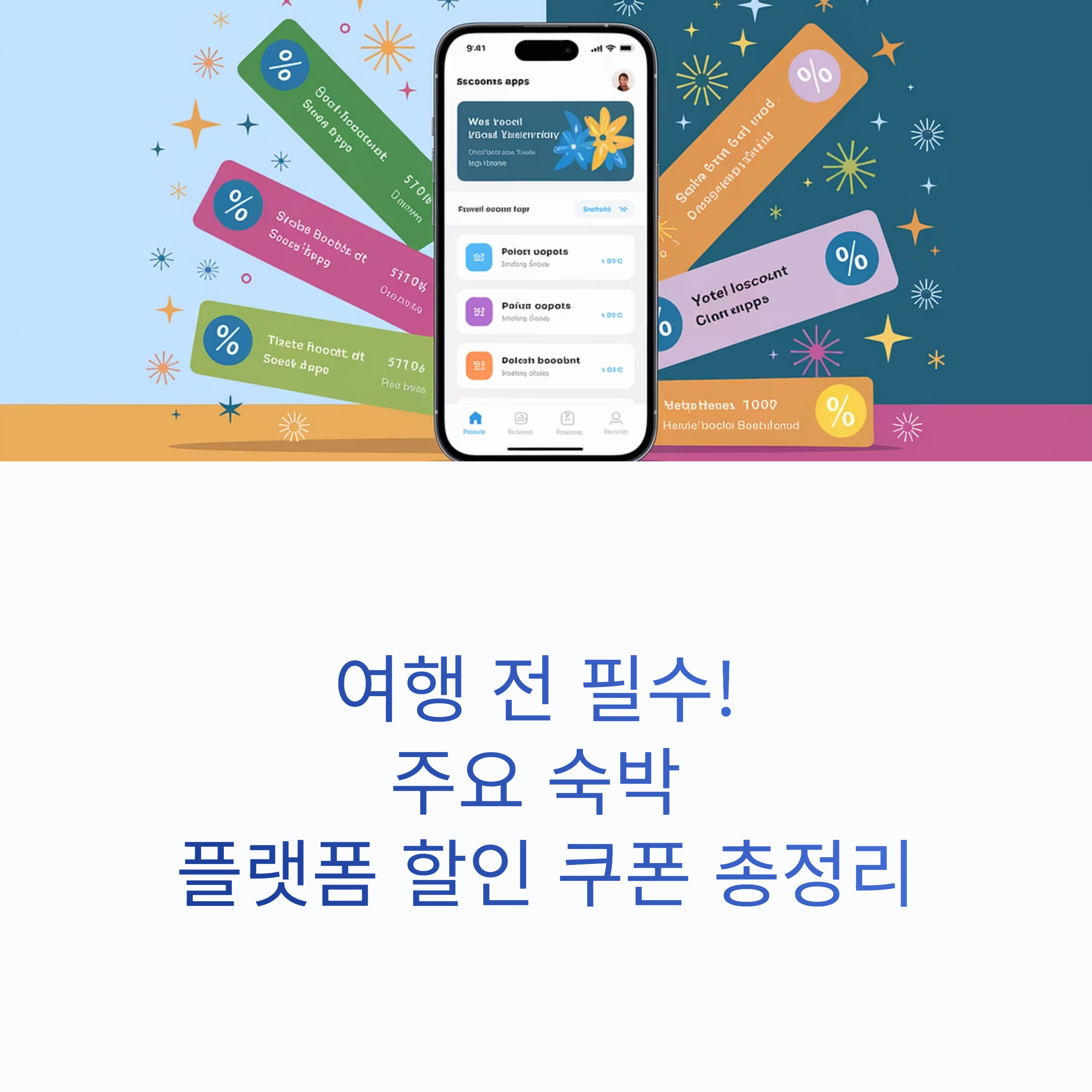 모르면 손해! 숙박 할인 쿠폰 총정리💰