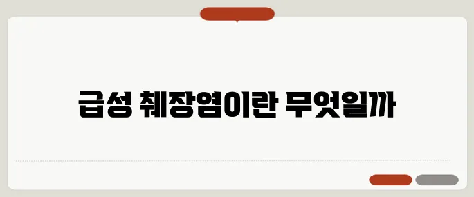 급성 췌장염 증상 극심한 복통의 원인