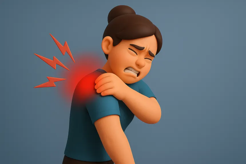 왼쪽 겨드랑이 밑 통증