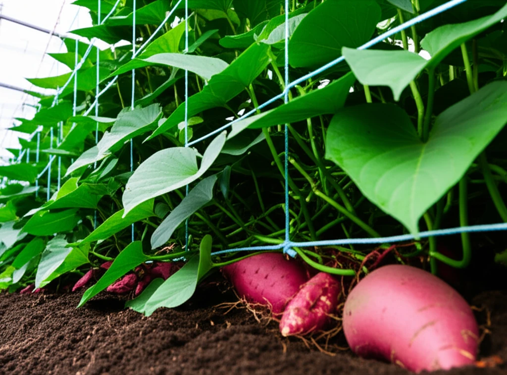 고구마의 혁신! 잎, 줄기, 뿌리까지