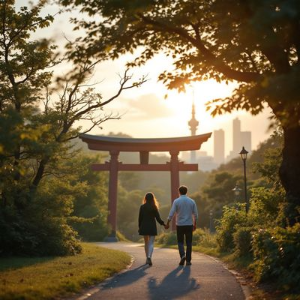 후쿠오카의 로맨틱한 산책로와 사진 명소