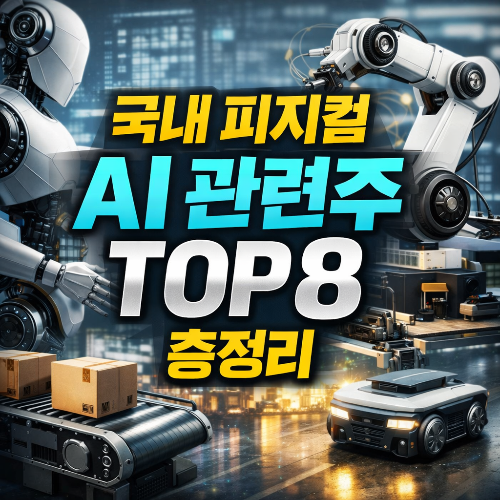 피지컬AI 관련주, TOP8