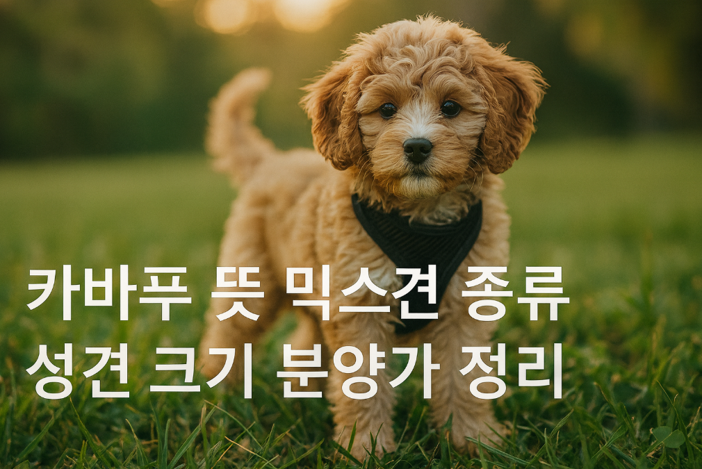 카바푸 완벽 가이드! 크기부터 분양가까지 한번에 정리