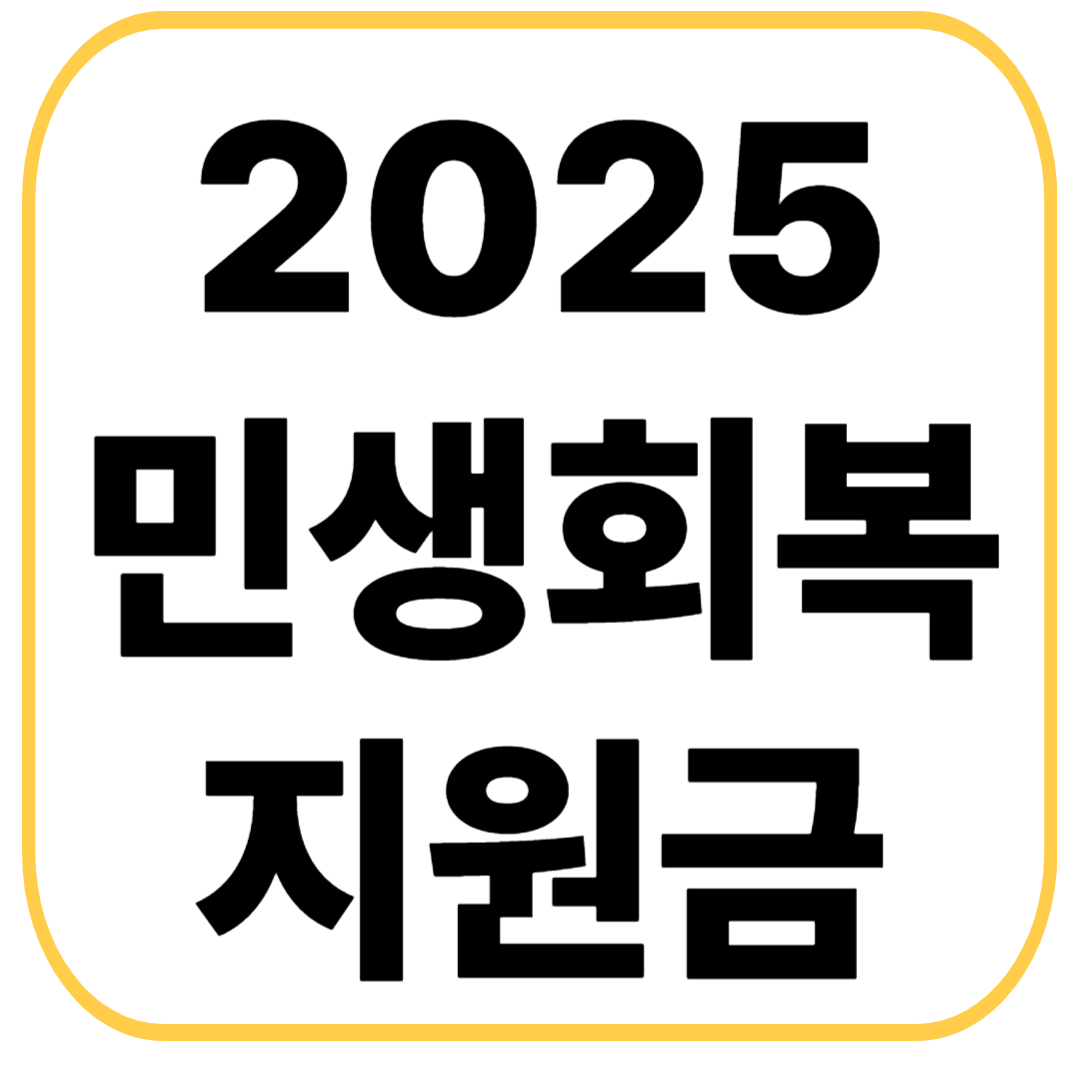 2025년 민생회복지원금