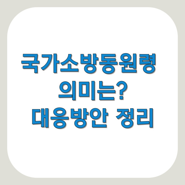 국가소방동원령의미썸네일