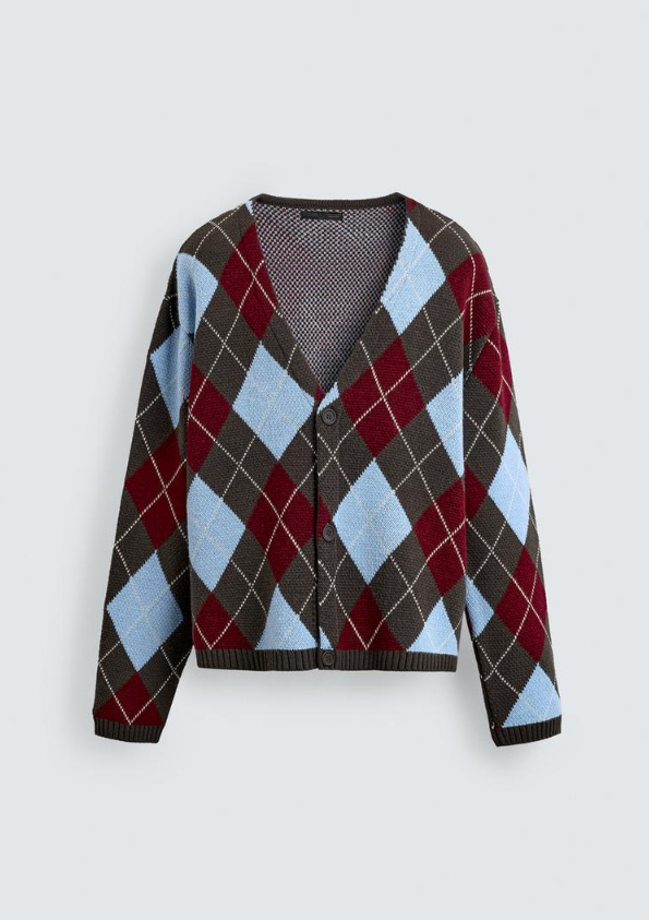 KBS1 마리와 별난 아빠들 45회 황동주(강민보) 아가일 가디건 &ndash; 자라(ZARA) 다이아몬드 스트럭처 가디건