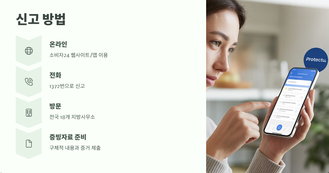 소비자보호원 고발센터 신고방법 3