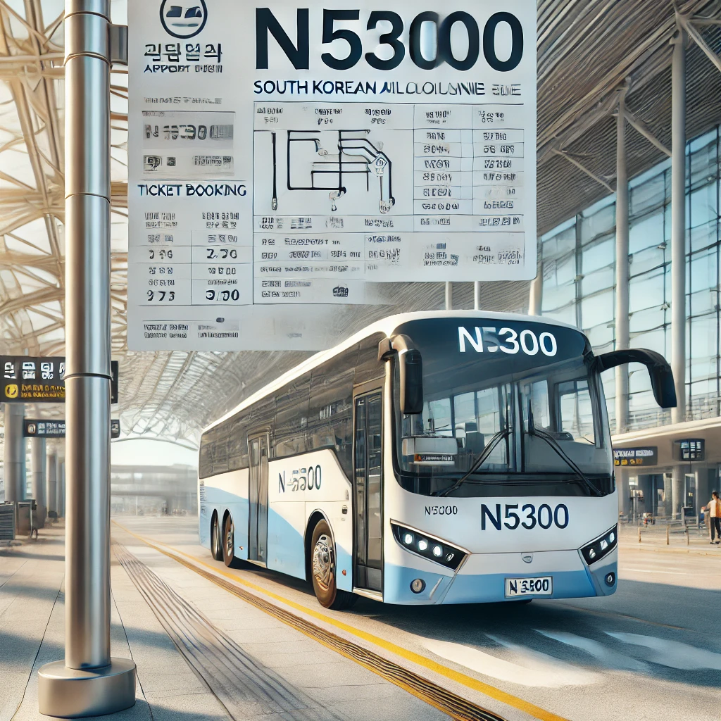 N5300번 버스 시간표&amp;#44; 공항버스 N5300 예매 4