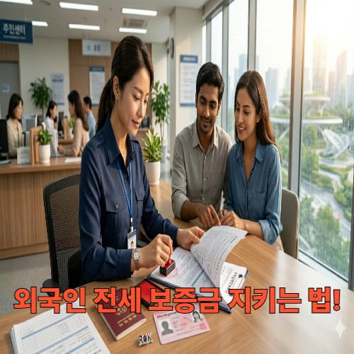 외국인 전세사기 예방: 임대차 신고로 확정일자&middot;대항력 자동 확보법
