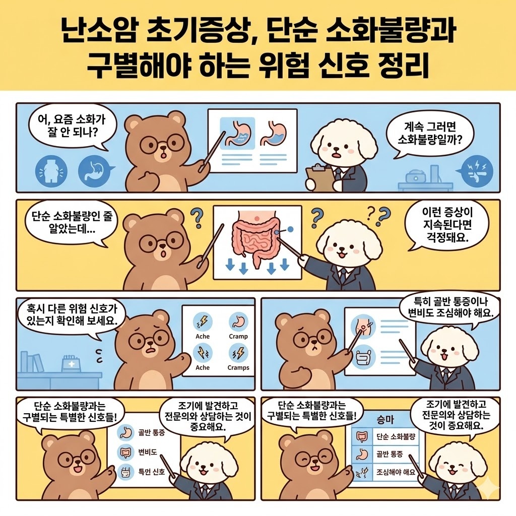난소암 초기증상, 단순 소화불량과 구별해야 하는 위험 신호 정리