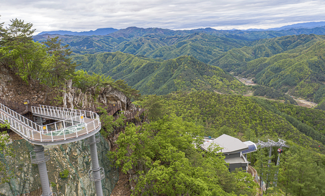춘천 삼악산 호수케이블카 산책길&amp;스카이워크 안내