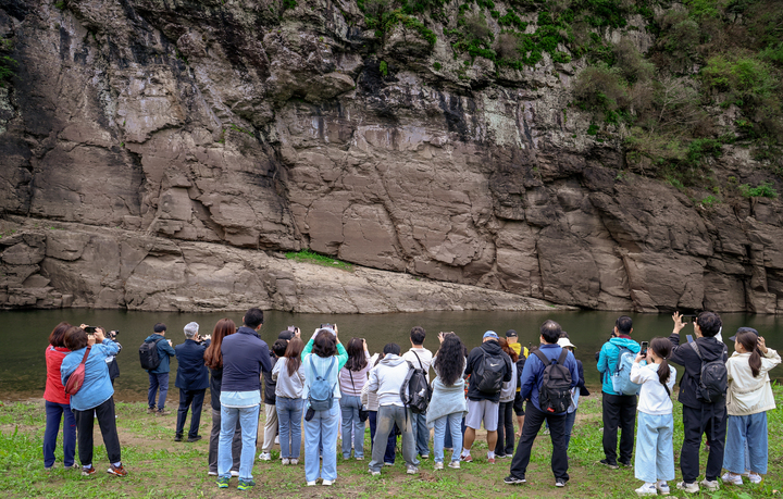 반구대 암각화 사진