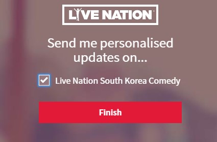 라이브네이션 선예매