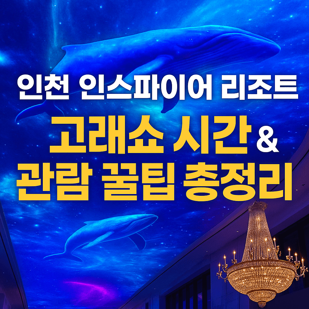 인천 인스파이어 리조트 고래쇼