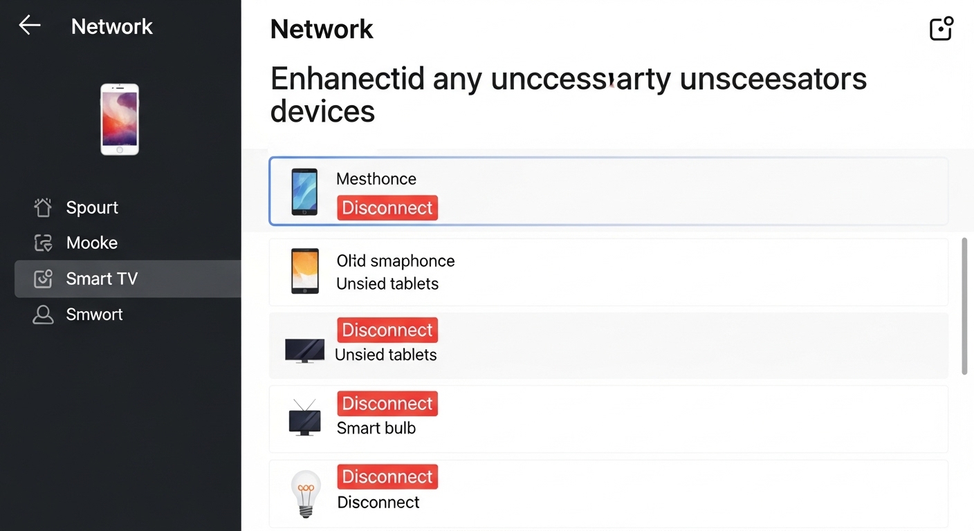 불필요한 기기 연결 해제