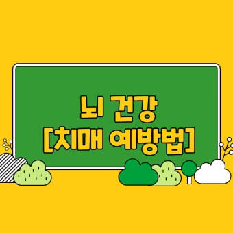 치매예방법