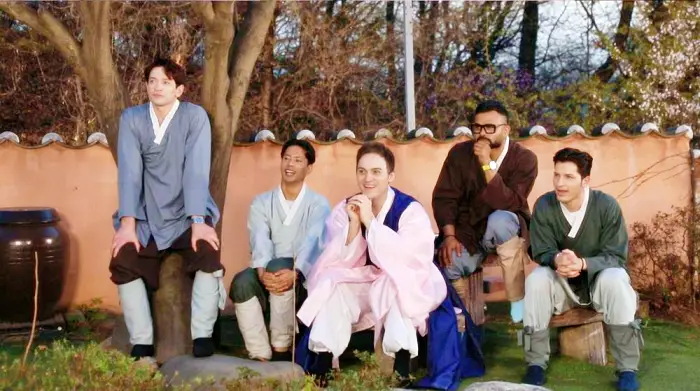 어서와 한국은 처음이지 비트코인 대박 부자 기욤 패트릭 결혼축하 브라이덜 브라더 샤워 한옥 펜션 파주 한옥마을 숙소 추천 위치